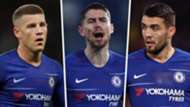 Ross Barkley Jorginho Mateo Kovacic Chelsea 2018-19