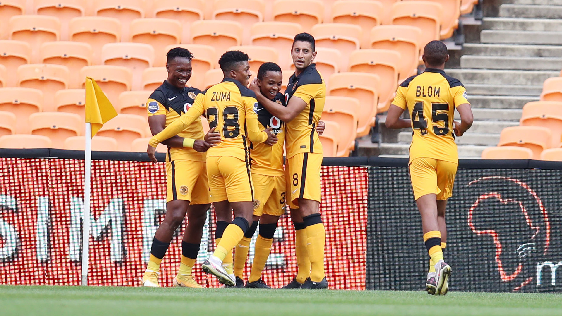 Nkosingiphile Ngcobo Kaizer Chiefs Leonardo Castro Njabulo Blom Philani Zulu
