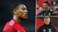 Anthony Martial Edinson Cavani Ole Gunnar Solskjaer Man Utd GFX