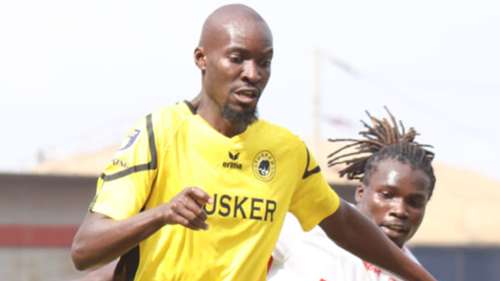 Humphrey Mieno of Tusker vs Posta Rangers.