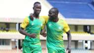 George Abege of Kariobangi Sharks v Arta Solar of Djibouti.