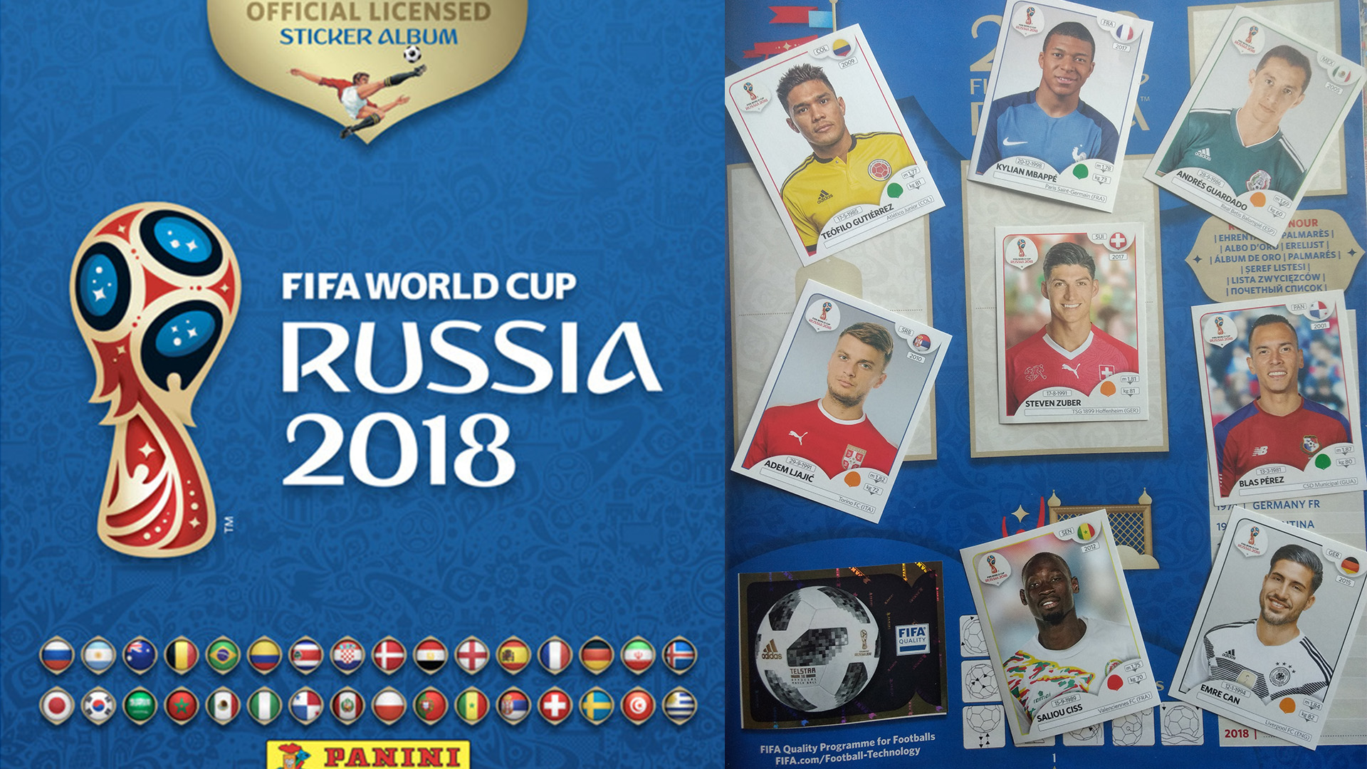 Sport Sammelsticker & Alben Panini WM 2018 World Cup ...