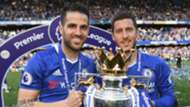 Cesc Fabregas Eden Hazard Chelsea Premier League