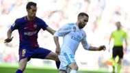 Sergio Busquets Dani Carvajal Real Madrid Barcelona El Clásico LaLiga 23122017