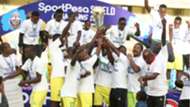 Kariobangi Sharks with FKF Shield Cup.