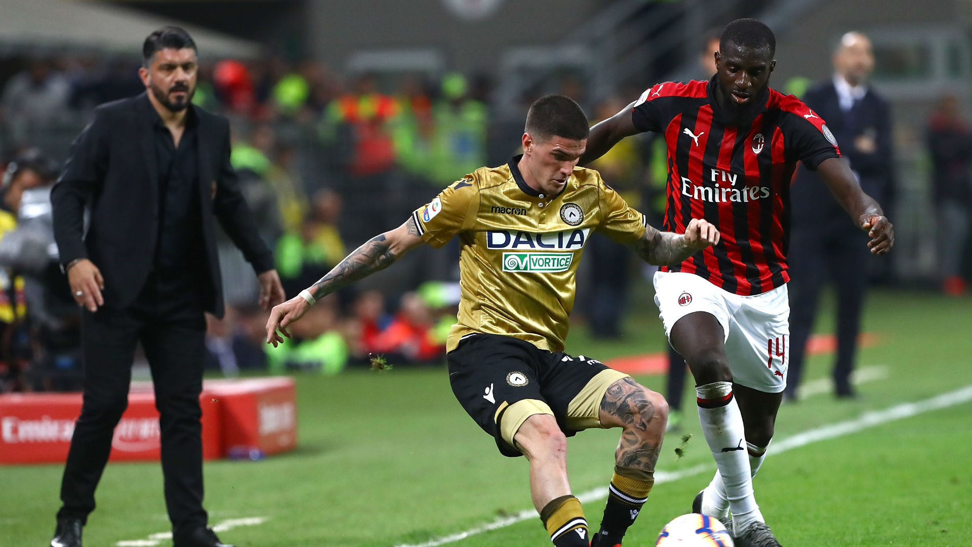 Gennaro Gattuso Vs Tiemoue Bakayoko Spat Ac Milan Manager Doesn T Mind Players Swearing At Him For The Good Of The Club Goal Com