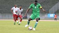 Victor Wanyama scores from the penalty for Harambee Stars.