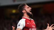 Olivier Giroud Arsenal Leicester City Premier League