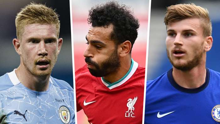 Kevin De Bruyne Mohamed Salah Timo Werner
