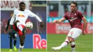Upamecano Calhanoglu Lipsia Milan