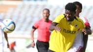Allan Wanga vie for the ball