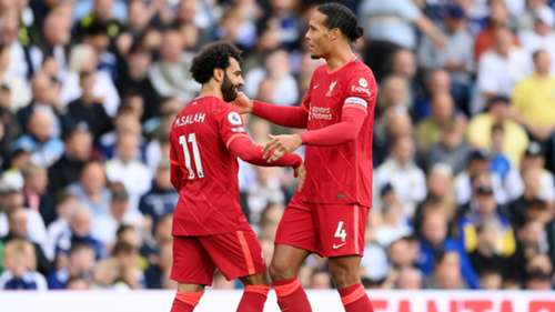 Mohamed Salah Virgil van Dijk Liverpool 2021-22