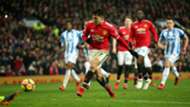 Alexis Sanchez, Man Utd vs Huddersfield, 17/18