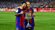 Lionel Messi Andres Iniesta Barcelona Copa del Rey