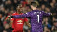 Aaron Wan-Bissaka David de Gea Manchester United City 2019-20