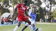 Francis Nambute of Posta Rangers v Titus Achesa of Sofapaka.