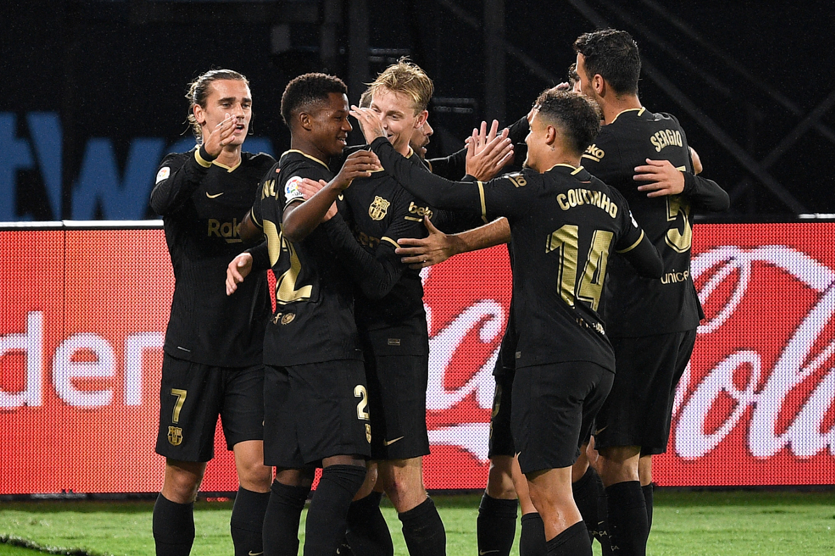 バルセロナ 鬼門のセルタ本拠地バライドスを攻略して2連勝 A ファティ2戦3発 メッシ2点導く Goal Com