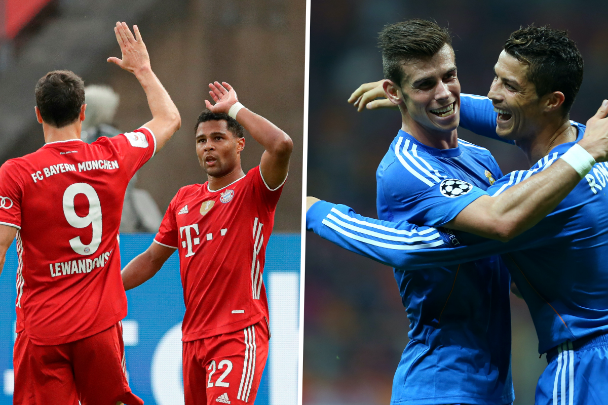 Gnabry And Lewandowski Surpass Ronaldo And Bale As Bayern Near Champions League Goal Scoring Record Goal Com Gnabry And Lewandowski Surpass Ronaldo And Bale As Bayern Near Champions League Goal Scoring Record Goal Com