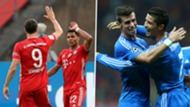 Lewandowski Gnabry Ronaldo Bale split