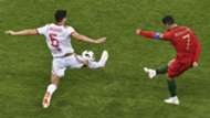 Cristiano Ronaldo Saeid Ezatolahi Iran Portugal 25062018