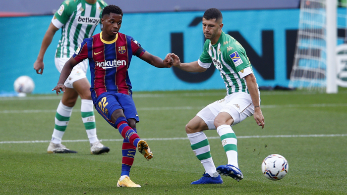 Ansu Fati Guido Rodríguez Barcelona Betis