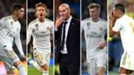 Valverde, Modric, Zidane, Kroos y Casemiro, Real Madrid