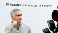 Mourinho, Woodward banner