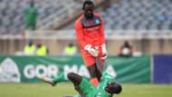 Gor Mahia keeper Fredrick Odhiambo v AFC Leopards.