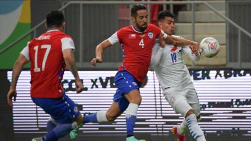 240621 Chile Paraguay Santiago Arzamendia GARY MEDEL Mauricio Isla