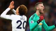 Dele Alli David de Gea Tottenham Manchester United Premier League 130119