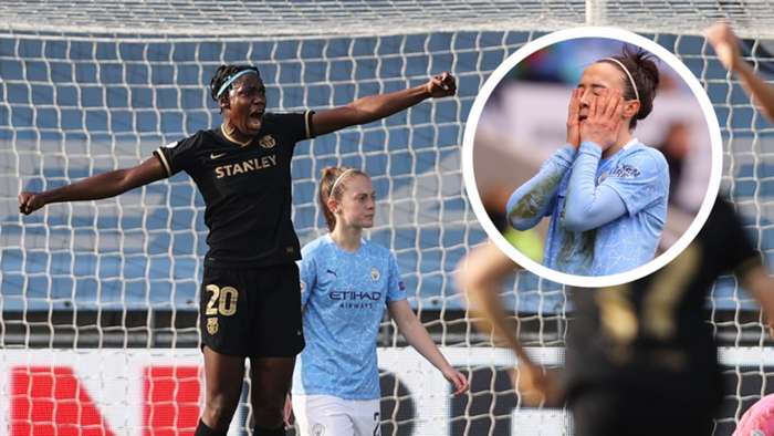 Asisat Oshoala Lucy Bronze composite