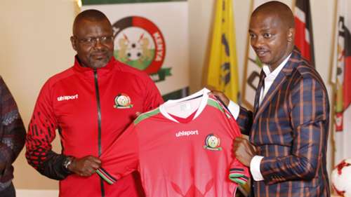 FKF President Nick Mwendwa and Jacob Mulee.