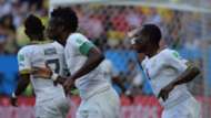 Asamoah Gyan Christian Atsu Emmanuel Agyemang Badu Ghana Portugal 26062014