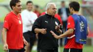 Anibal Mano Ruiz Roberto Acuna Carlos Gamarra Paraguay