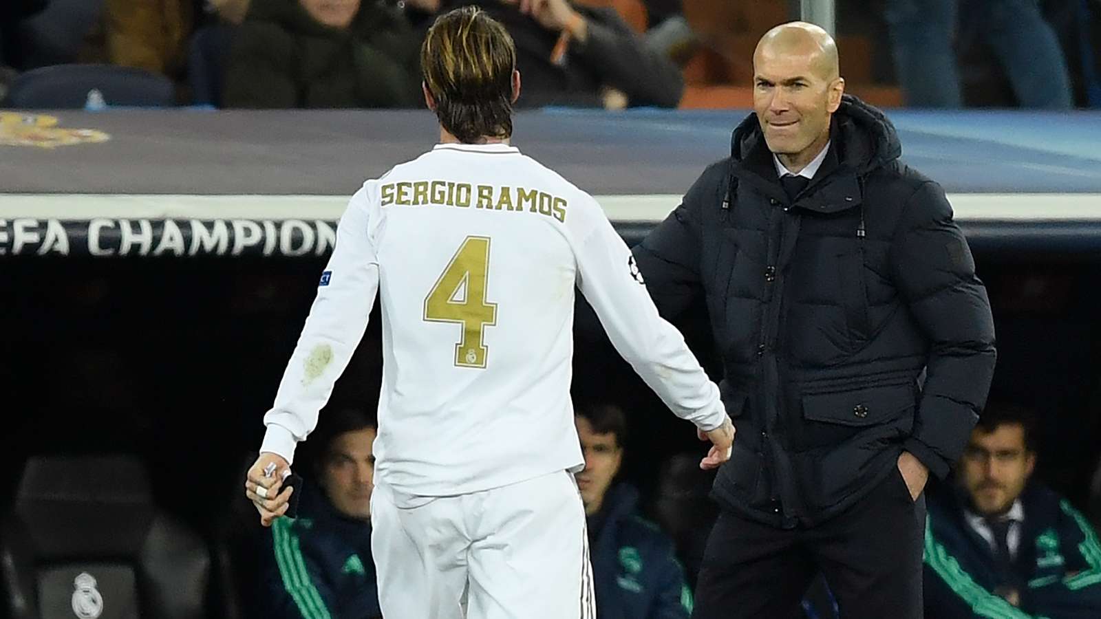 Sergio Ramos Zinedine Zidane Real Madrid 2020