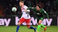 Werder Bremen Hamburger SV Thomas Delaney Aaron Hunt 24022018