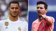 Eden Hazard Lionel Messi Real Madrid Barcelona