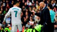 Cristiano Ronaldo Zinedine Zidane Real Madrid Sevilla LaLiga 09122017