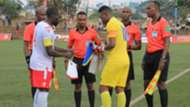 Joash Onyango of Kenya and Harambee Stars vs Tanzania.j
