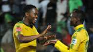 Sibusio Vilakazi and Khama Billiat of Sundowns