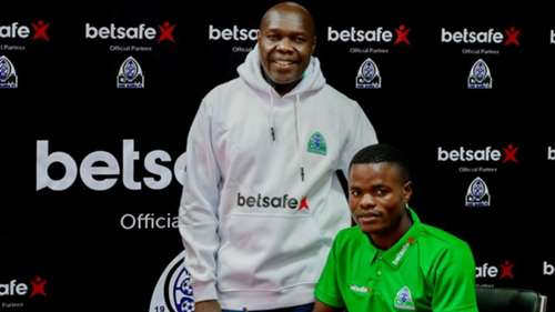 Benson Omalla of Gor Mahia and Ambrose Rachier.
