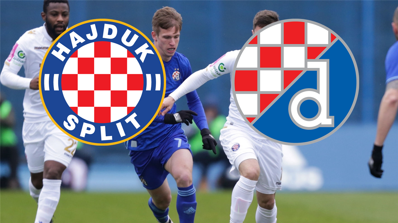 Hajduk Split gegen Dinamo Zagreb Alle
