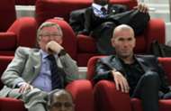 Zindine Zidane Sir Alex Ferguson