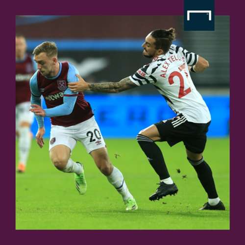 Jarrod Bowen West Ham Alex Telles Manchester United