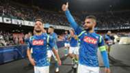 Dries Mertens Lorenzo Insige Napoli Liverpool UEFA Champions League 03102018