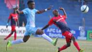 Cliff Kasuti of Sofapaka and Said Tsuma of AFC Leopards.
