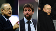 Florentino Perez Andre Agnelli Glazer.