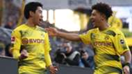 SHINJI KAGAWA JADON SANCHO BORUSSIA DORTMUND GERMAN BUNDESLIGA 27012018