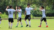 India U17 celebrating