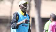 Tusker coach Sam Timbe in action.j